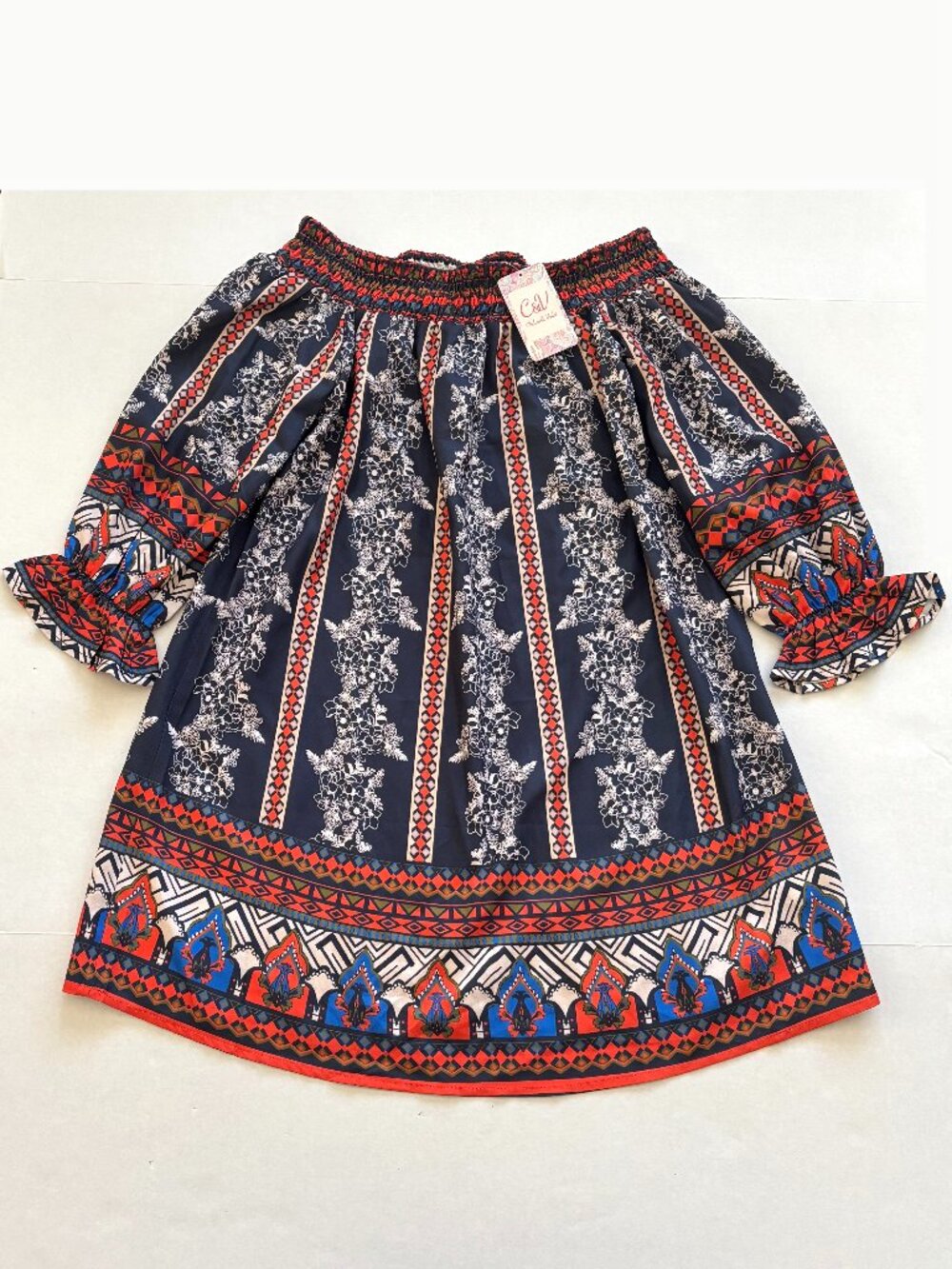 NWT Chelsea & Violet Off The Shoulder Boho Dress